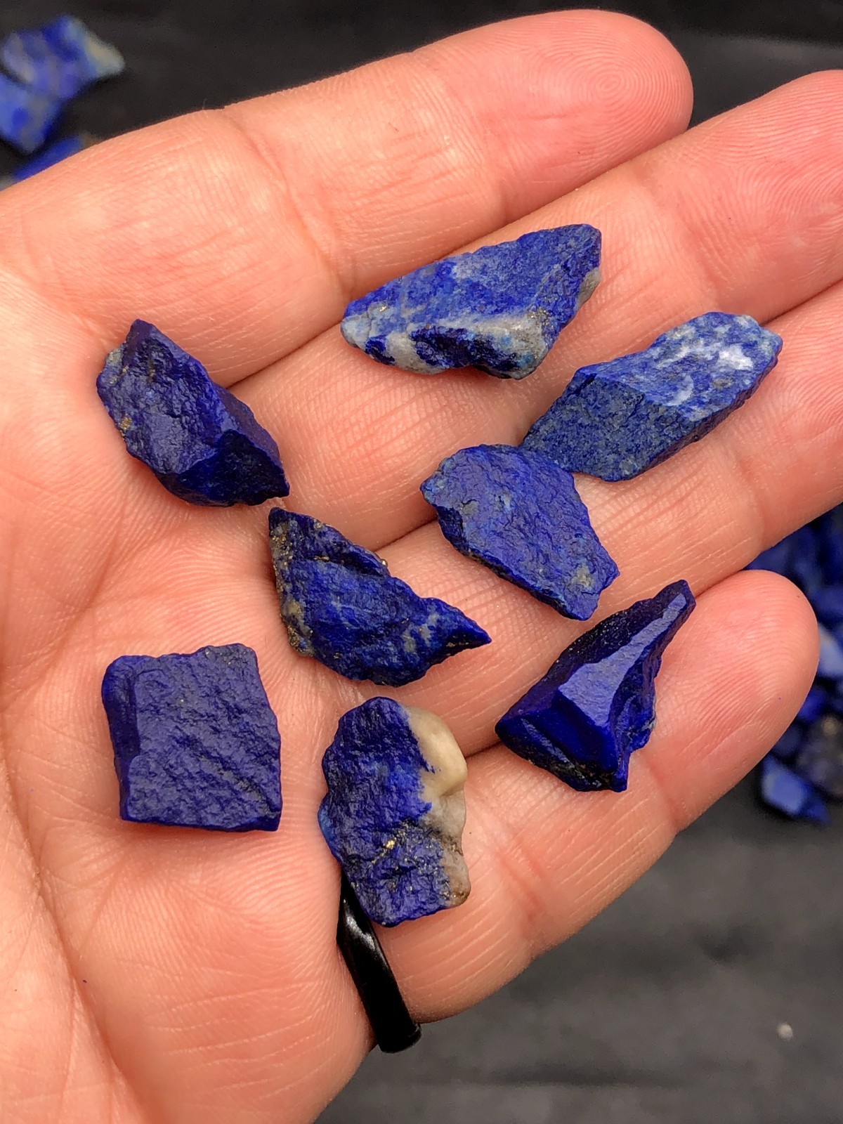 Natural Lapis Lazuli Raw Rough Mine Stone w/Pyrite Chakra Healing 14grams M476.4