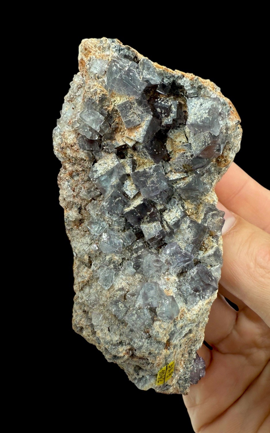 Purple Fluorite Crystals : Soureza Mine . Legrena Valley . Attica , Greece 🇬🇷