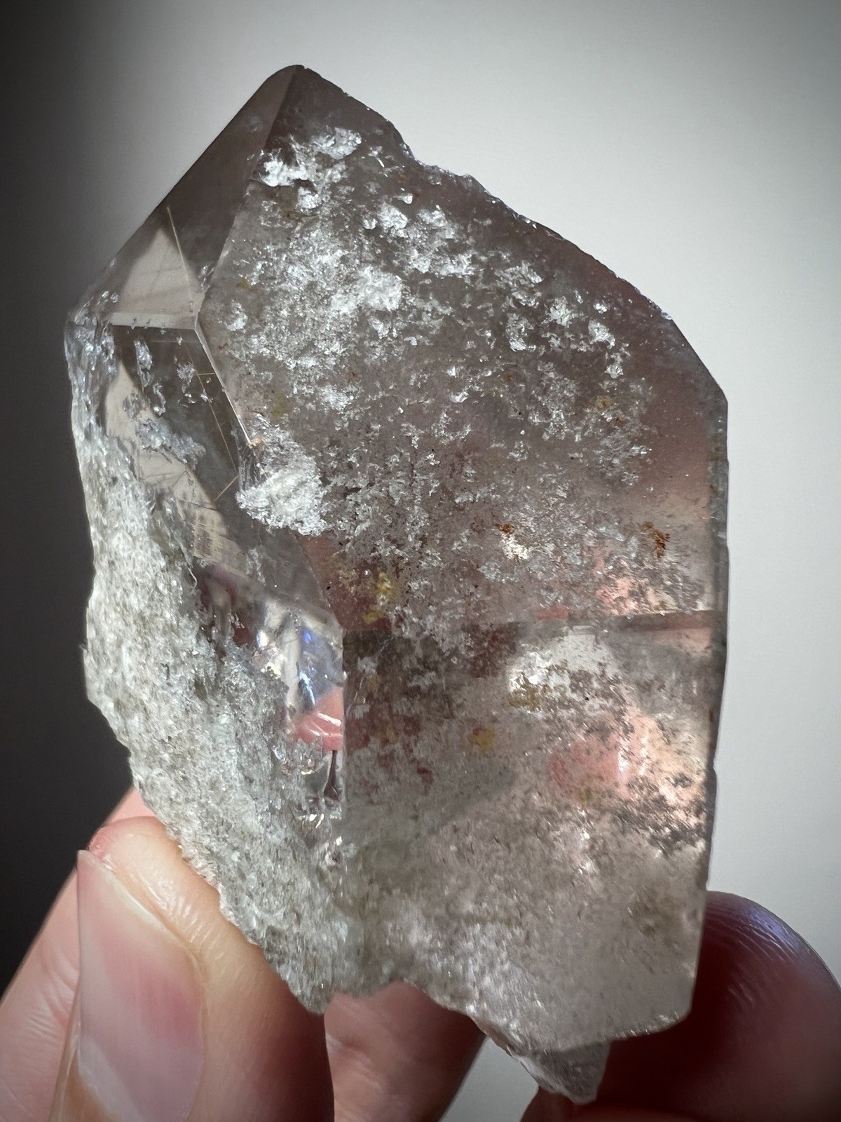 Rutilated Quartz Crystal Gold Rutile Needle Quartz Chlorite Quartz Inclusion