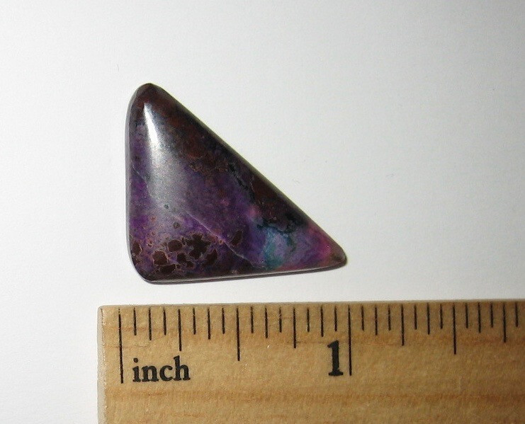 POLISHED 29mm x 17mm SUGILITE BUSTAMITE RICHTERITE CABOCHON SO. AFRICA 3.7g *A5