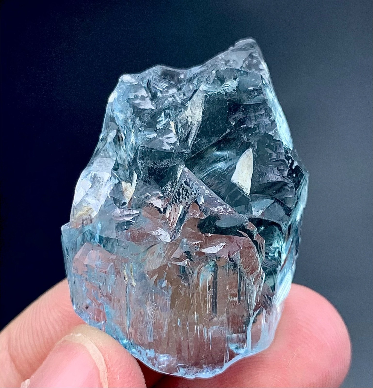 87 Carat Natural Kunzite Crystal Specimen From Afghanistan