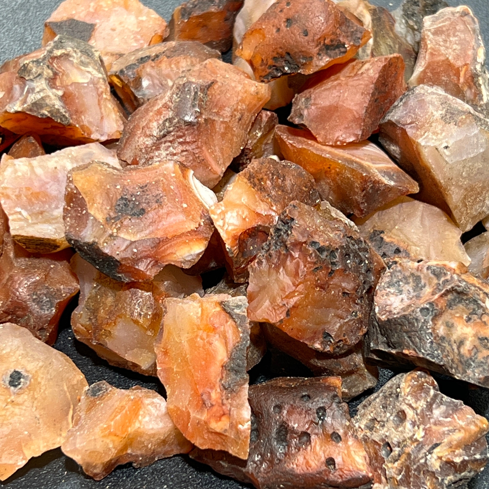 Red Carnelian Agate Crystal Rough (By The Piece Or Pound) Bulk Wholesale Lot Raw