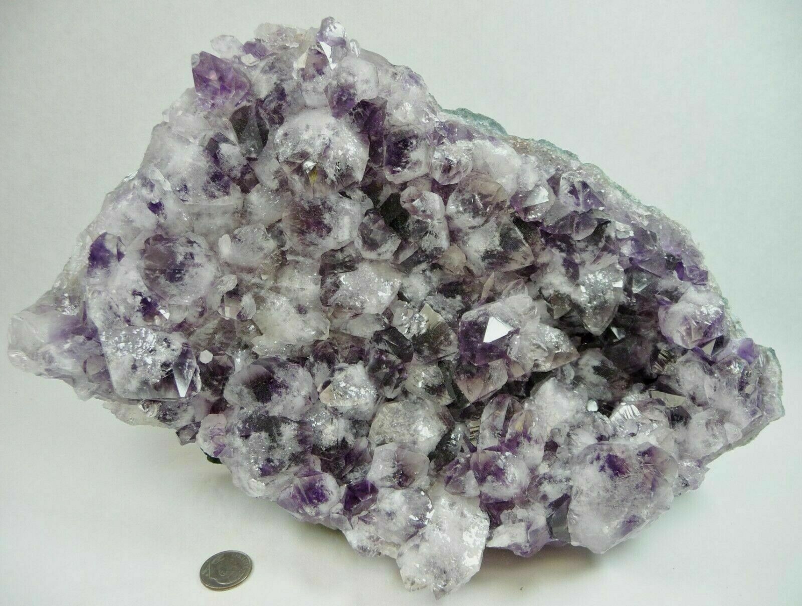 8 LB Natural Amethyst Crystal Cluster Geode Uruguay – Excellent Display