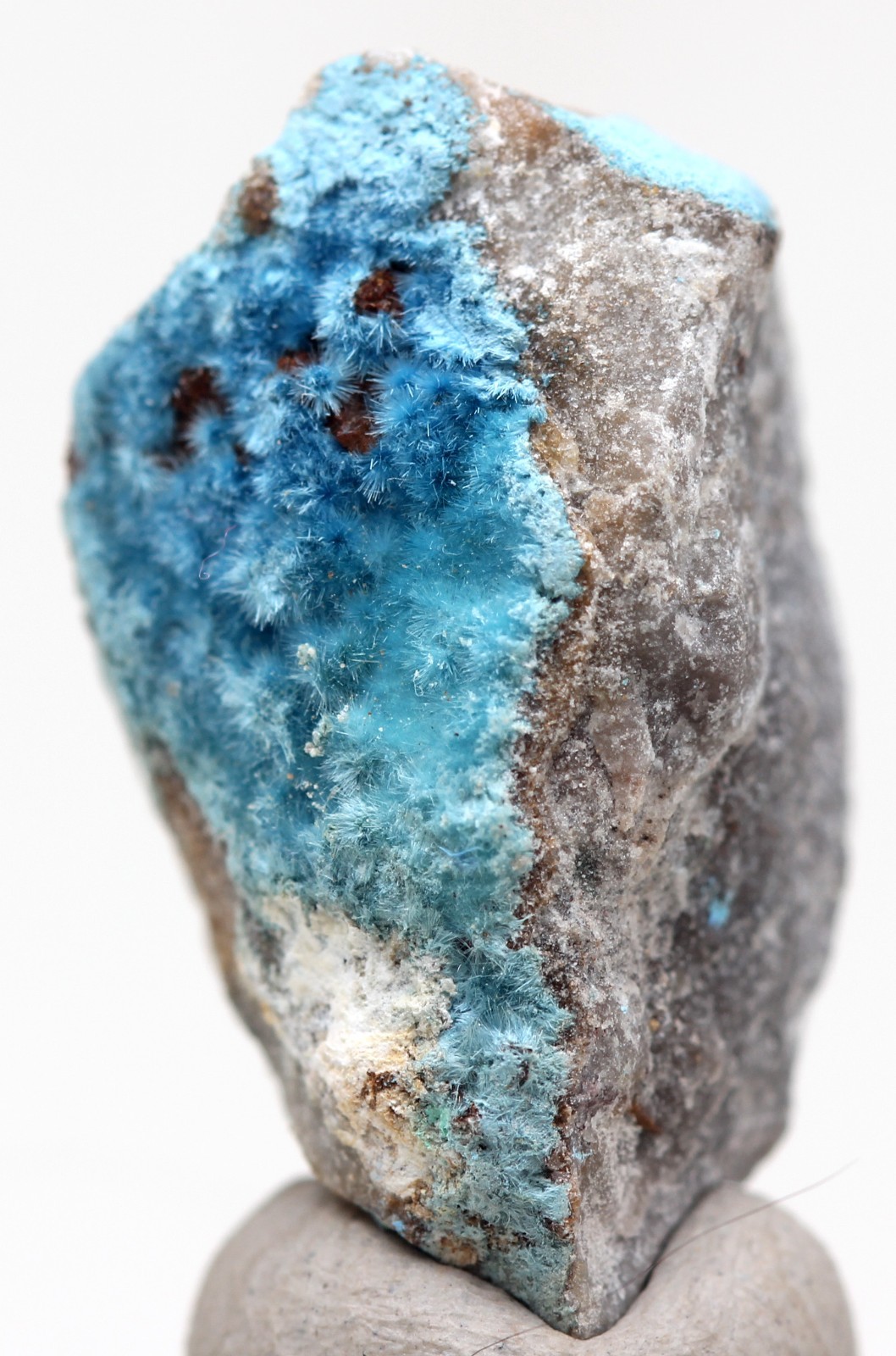 CYANOTRICHITE Crystal Spray Cluster Mineral Specimen GUIZHOU CHINA
