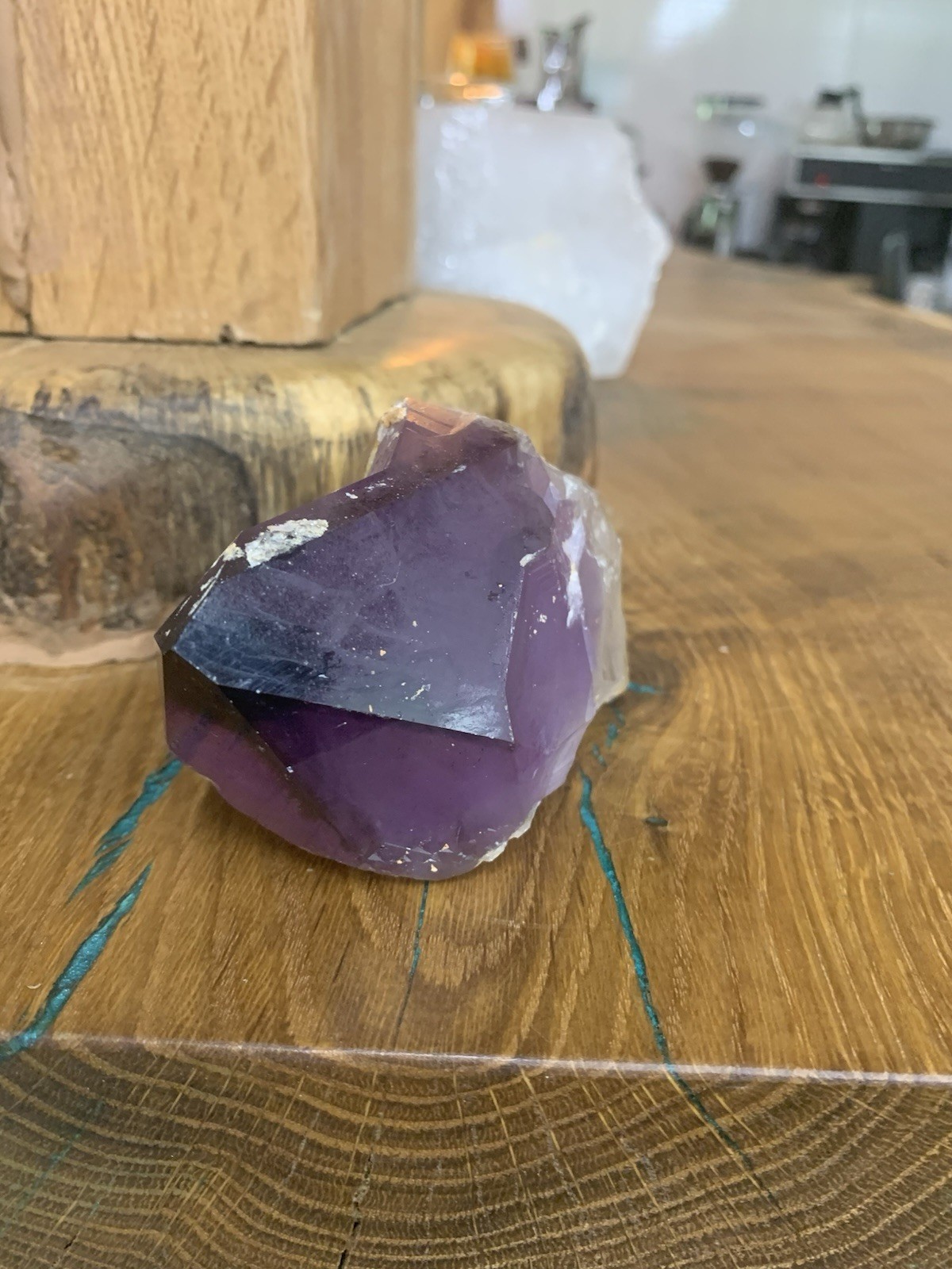 Amethyst Crystal Point from Australia dug by Patrick Gundersen Crystals of AUS
