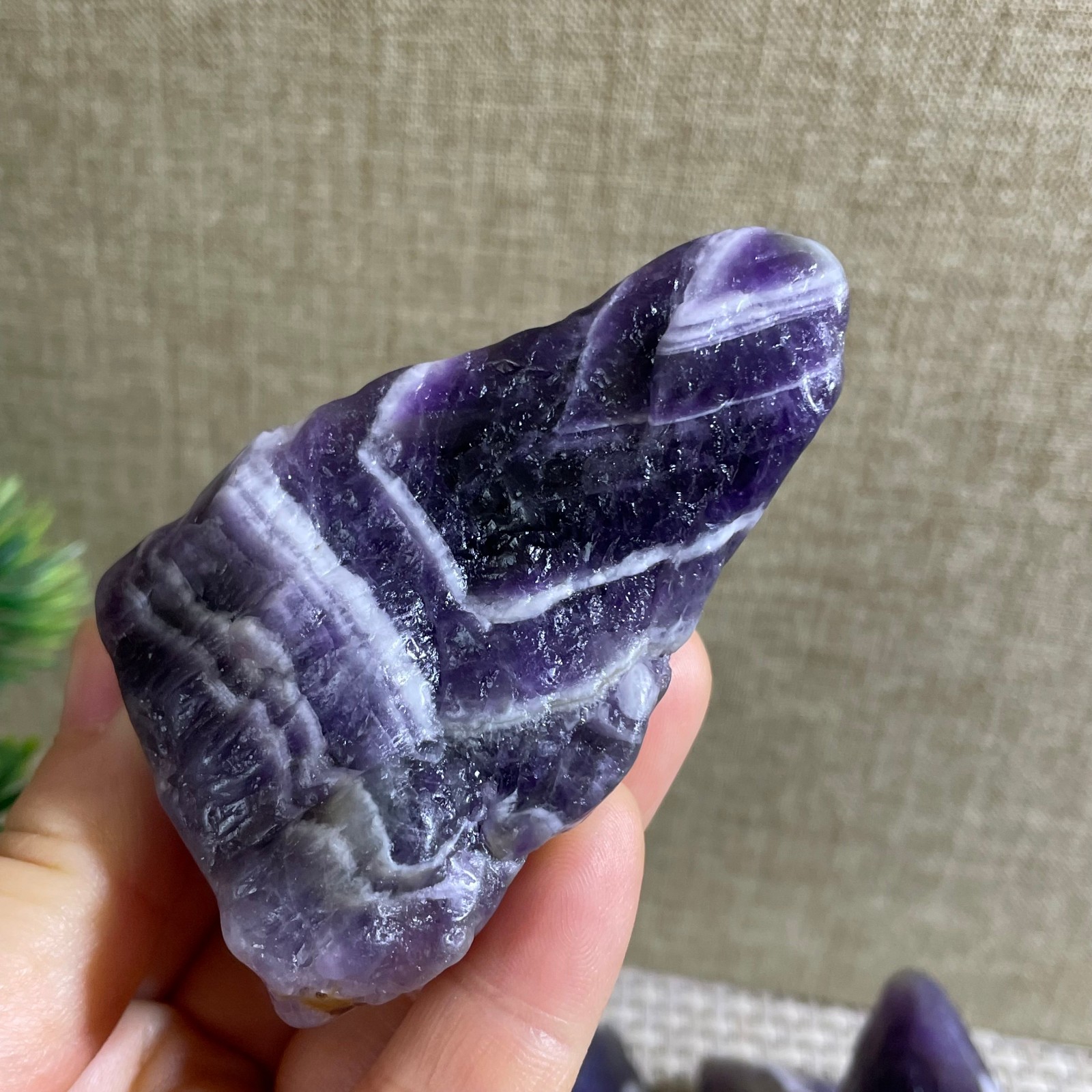 110g Dreamy Amethyst Crushed stone crystal Energy Mineral Specimen
