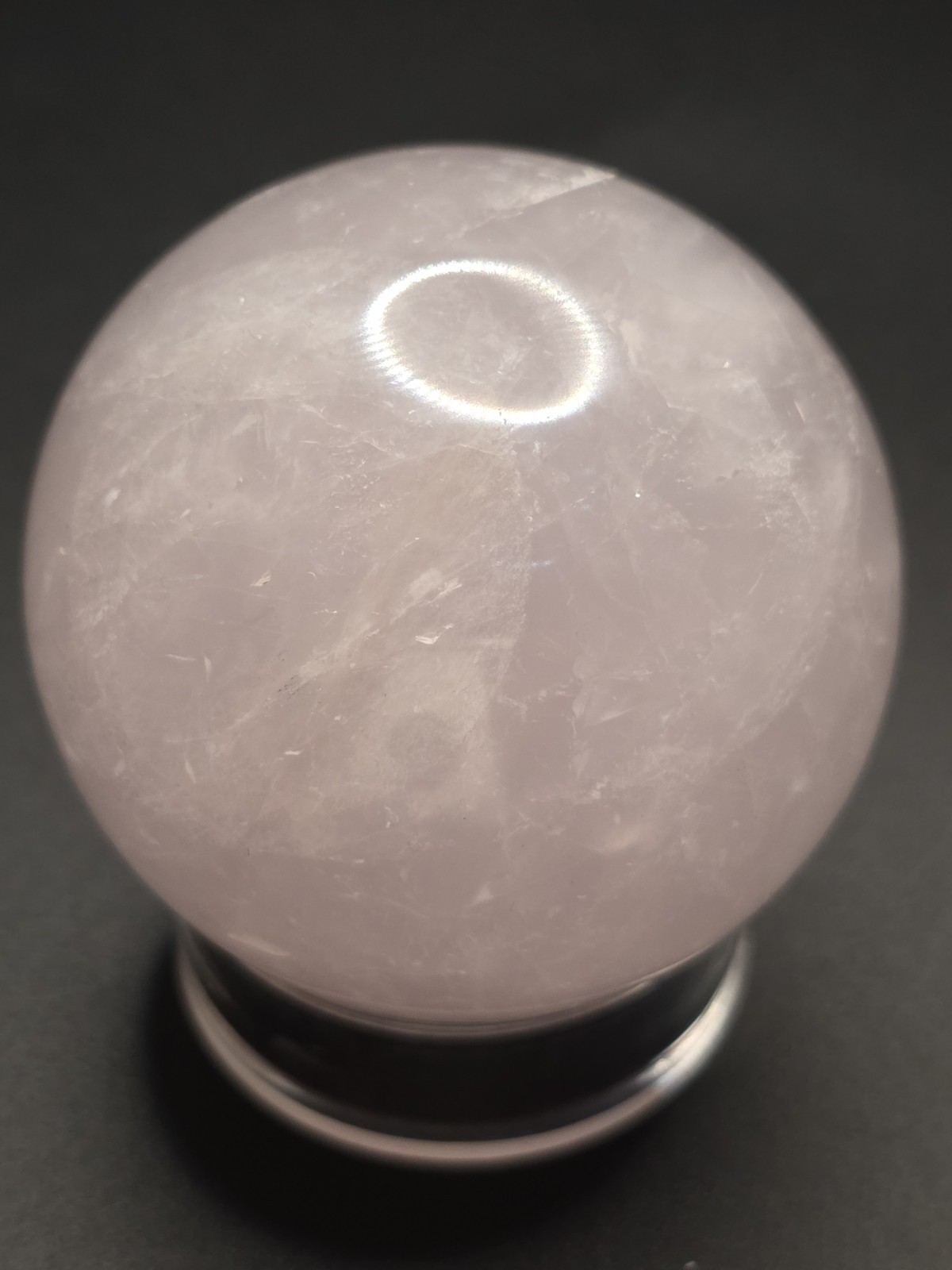 Light Purple Rose Quartz Sphere 59.7mm