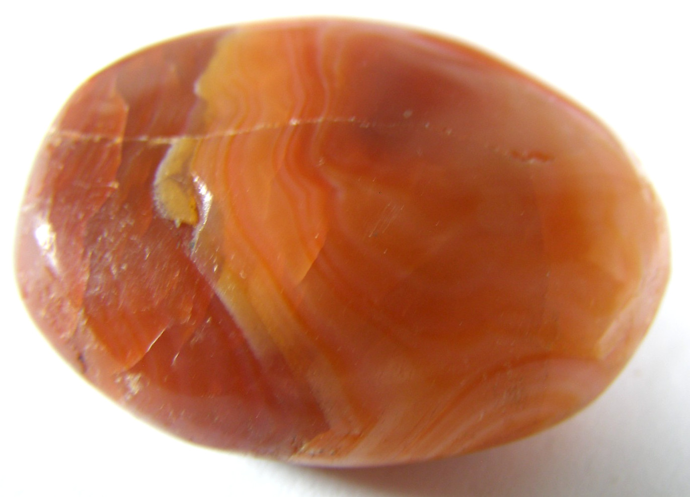 SMALL CARNELIAN PALMSTONE – 3.0 x 2.4 cm 18.49 gm blood, fertility #30