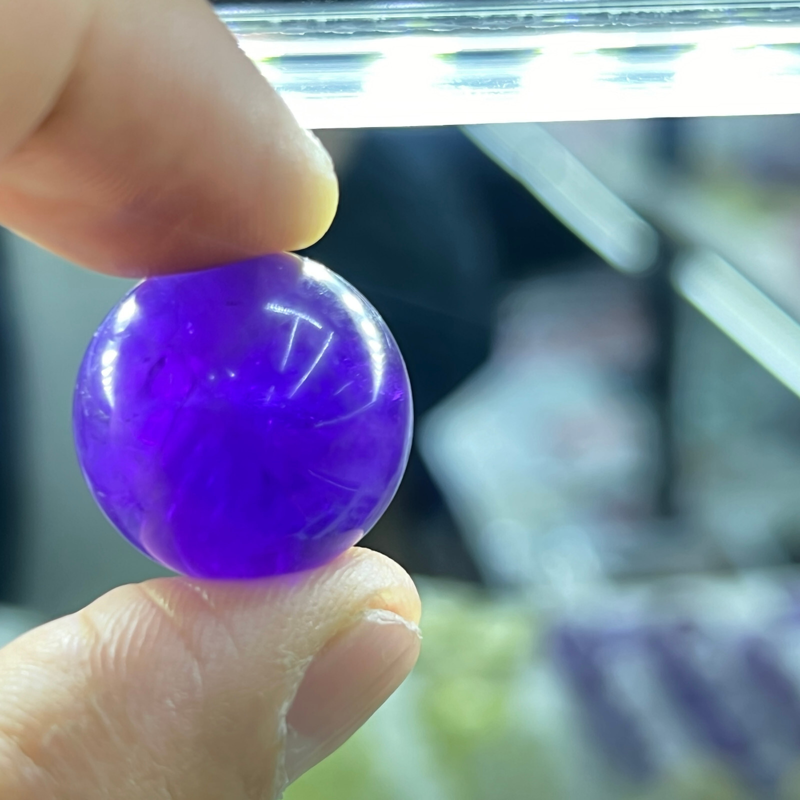 1pc Natural Amethyst Quartz Sphere Crystal Ball Reiki Healing 20mm