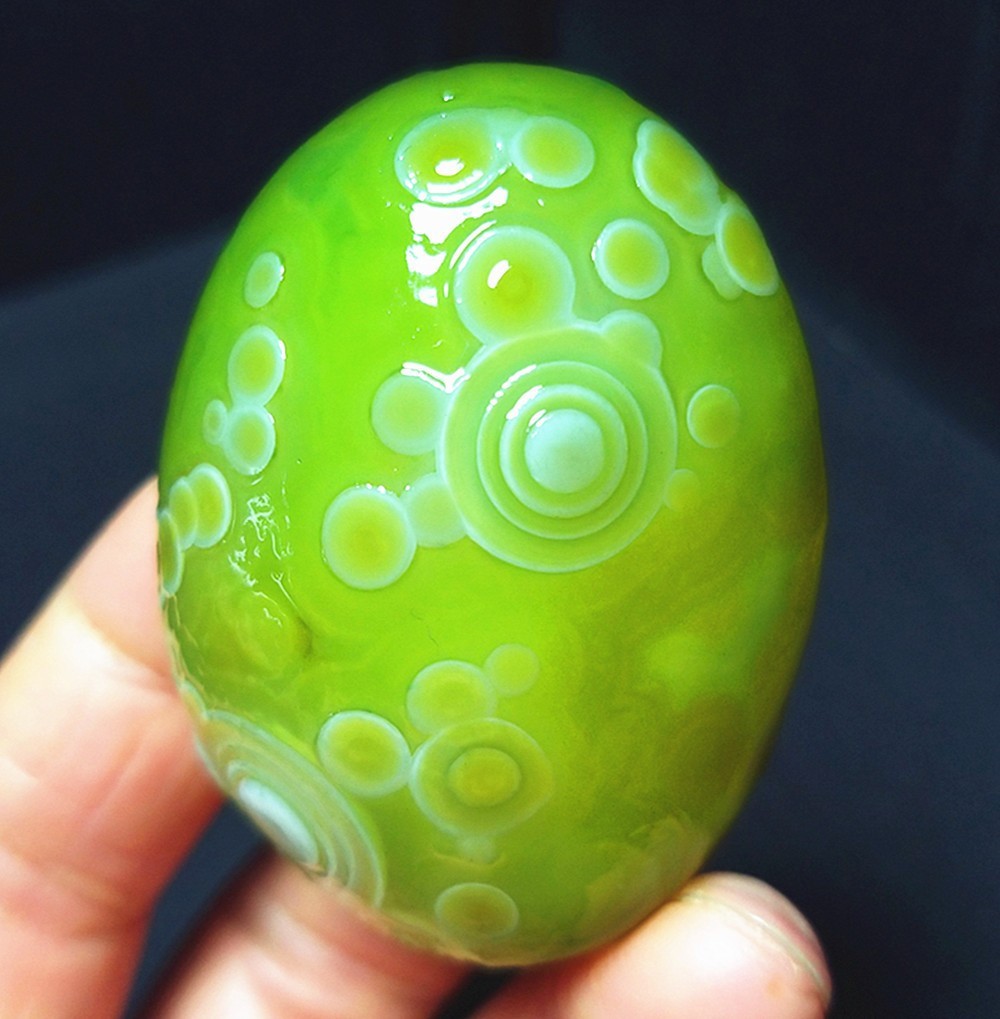 Rare 50.7G Natural Gobi Agate Eyes Agate/stone Madagascar CA4677
