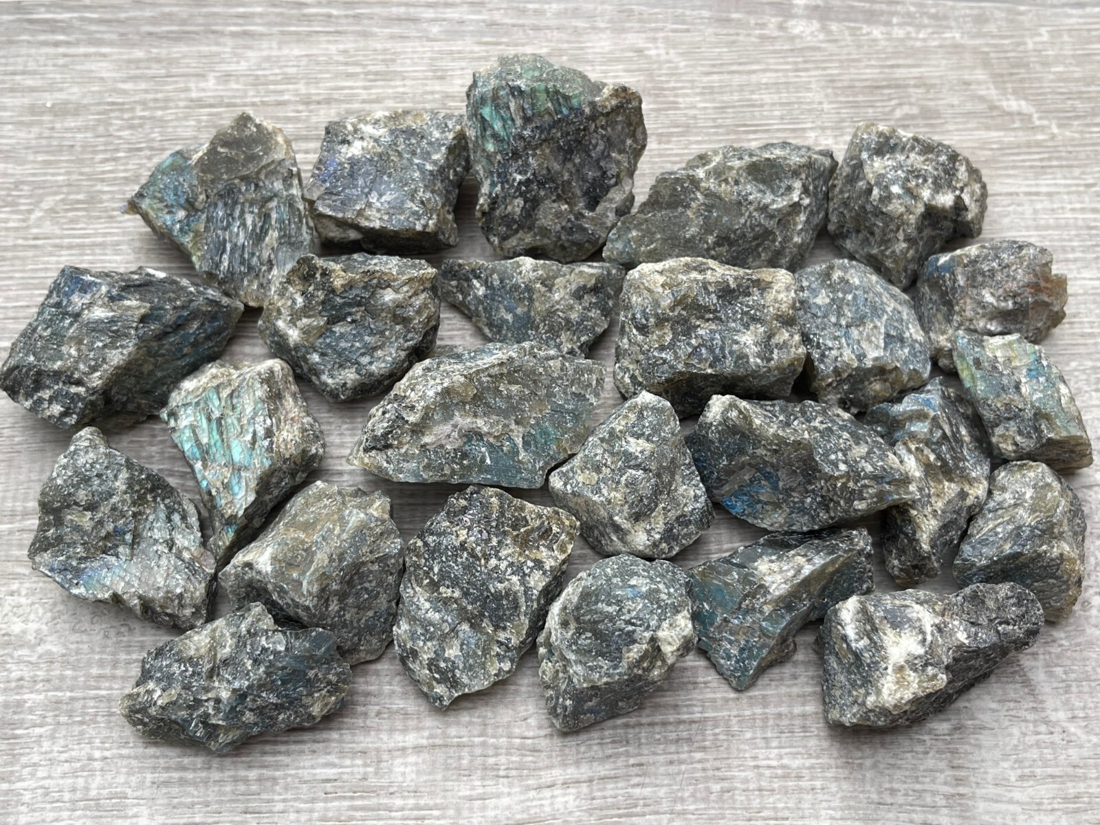 Grade A++ Labradorite Raw Natural Stone, 1″-2″ Rough Labradorite, Wholesale Lot