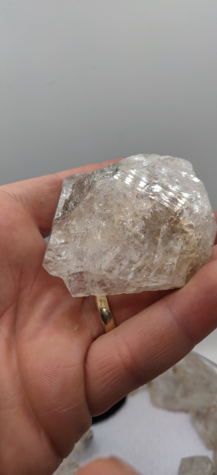 NY Herkimer Diamond *PREMIUM!* 1LB pieces/chunks- Rough, but all big and clear!