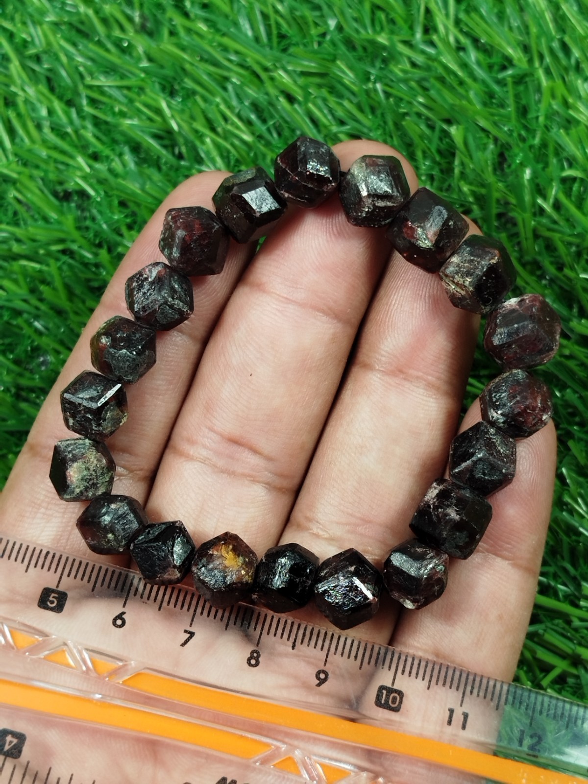 44 Grams Almandine Garnet Stackable Bracelet From Skardu Pakistan