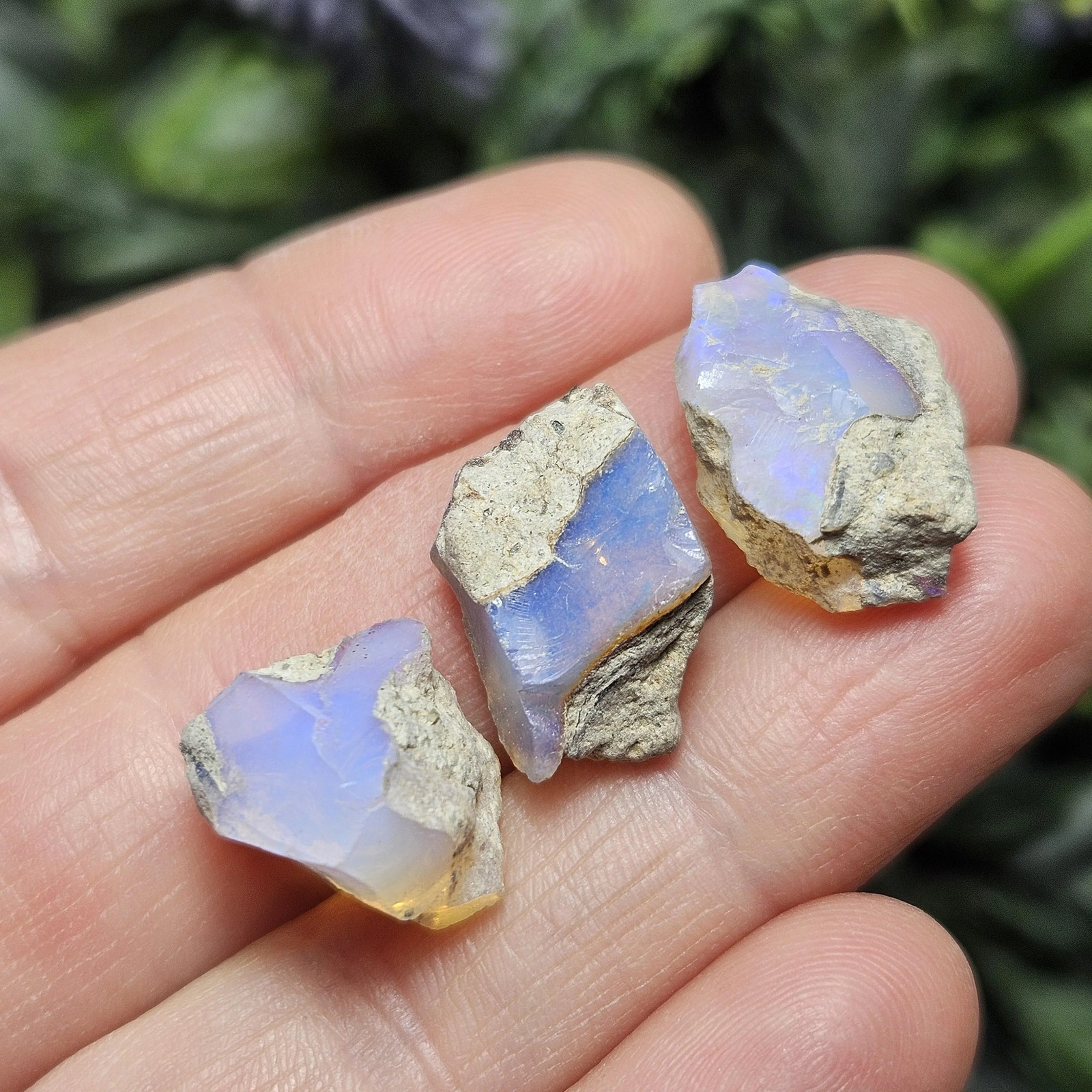 Ethiopian Blue Jelly Opal
