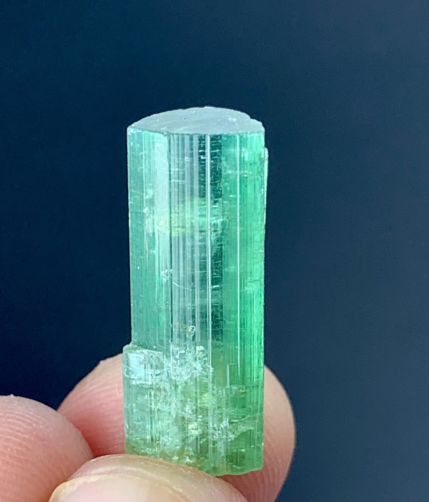 18Cts Beautiful Natural Tourmaline Crystals From Afghanistan.(22x8x9mm)