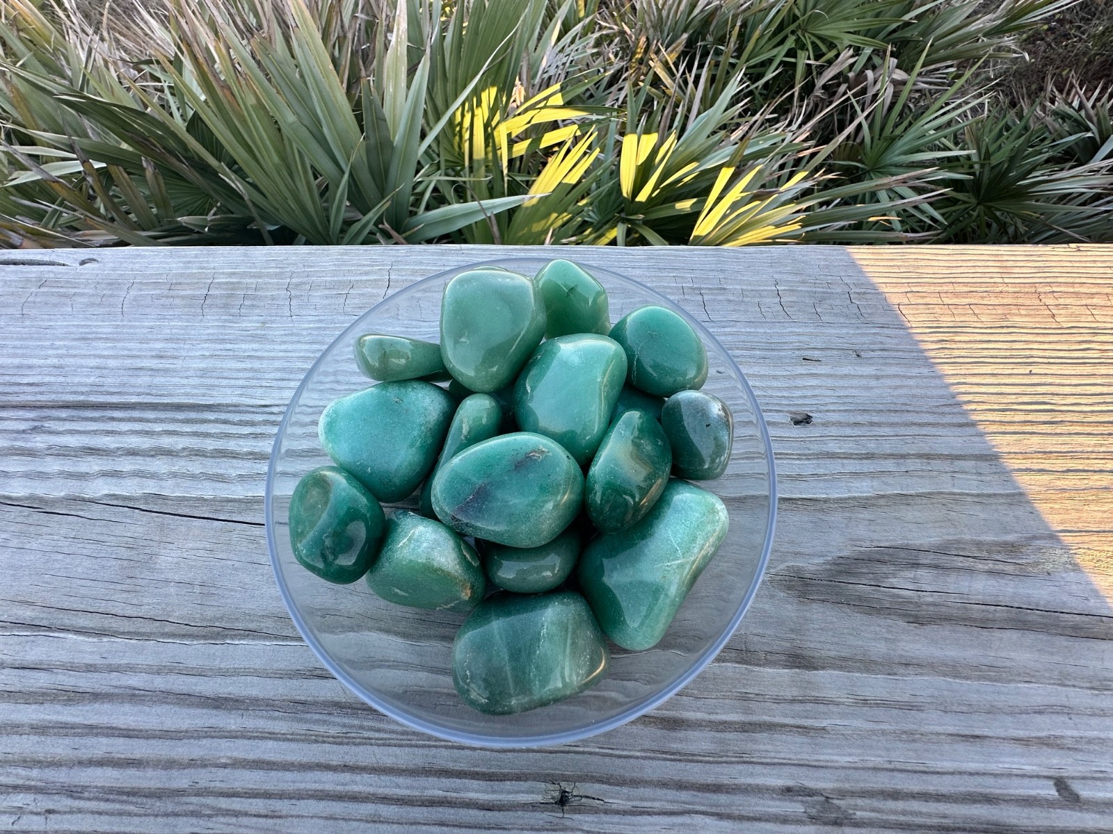 1/2 lb Green Aventurine Tumbled Stones – Bulk Polished Green Crystals Lot (8 oz)