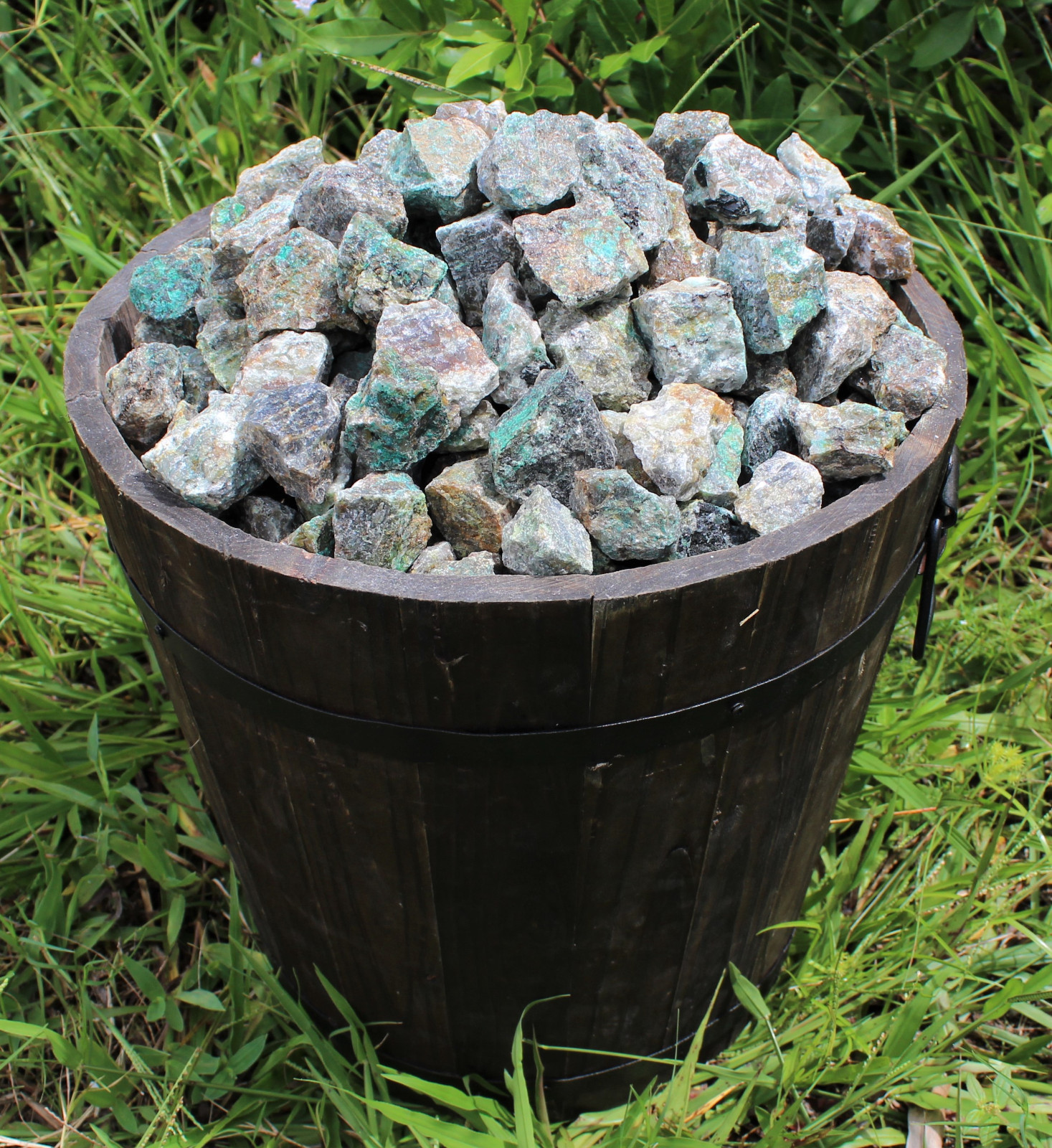 Bulk 1/2 lb Lot Rough Natural Chrysocolla (Raw Crystal Stone Tumbler Rock) 8 oz