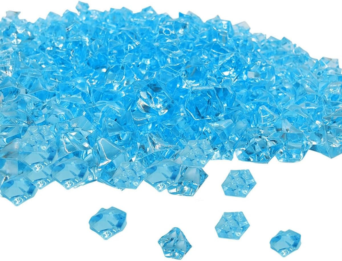 300 Pcs Acrylic Ice Rocks Crystals Gems, Bulk Fake Crystals, Plastic Diamonds fo