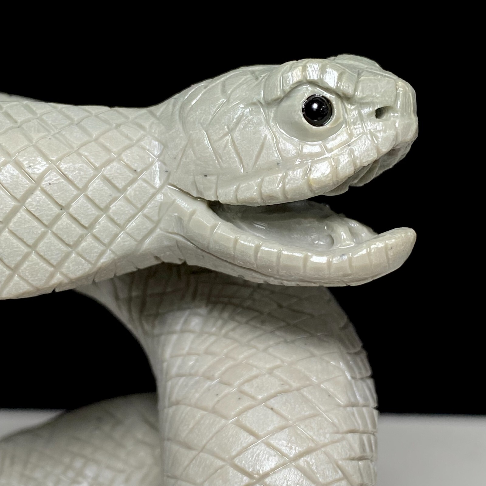 Natural Crystal Quartz Mineral Specimen Songhua Stone Handcarved Rattlesnake