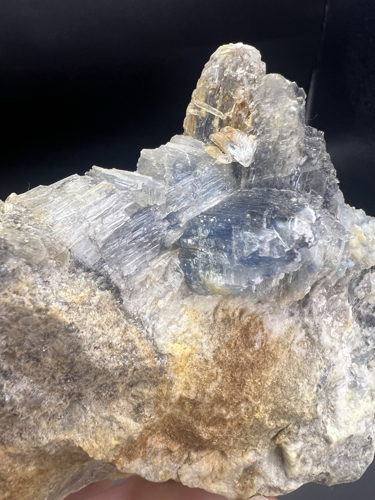 Natural Rare Shattuckite And Selenite Specimen. Minerals, Crystals, Decor,Quartz
