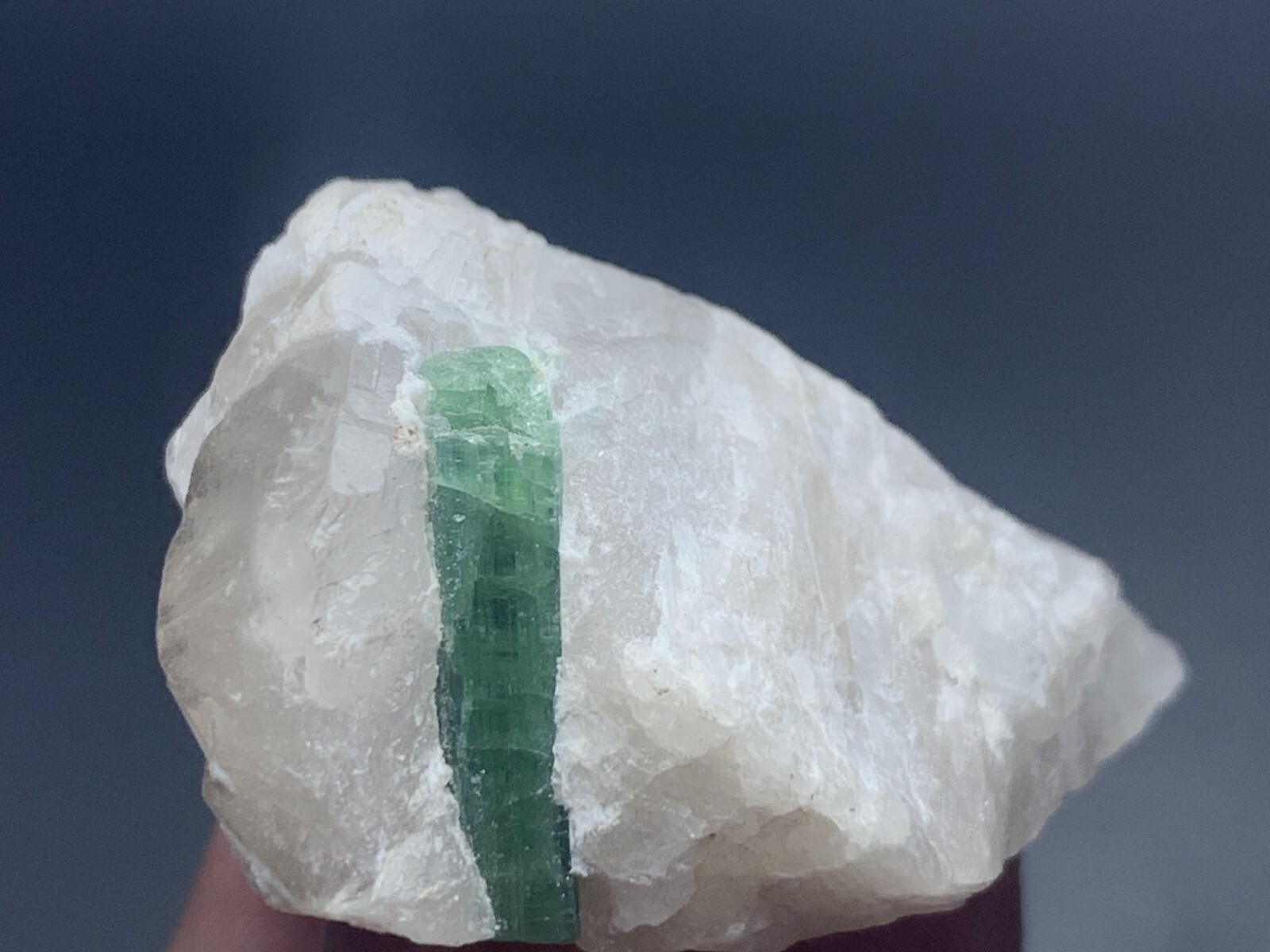 35 Grams Natural Tourmaline With Smoky Quartz Crystal Specimen From Afghanistan
