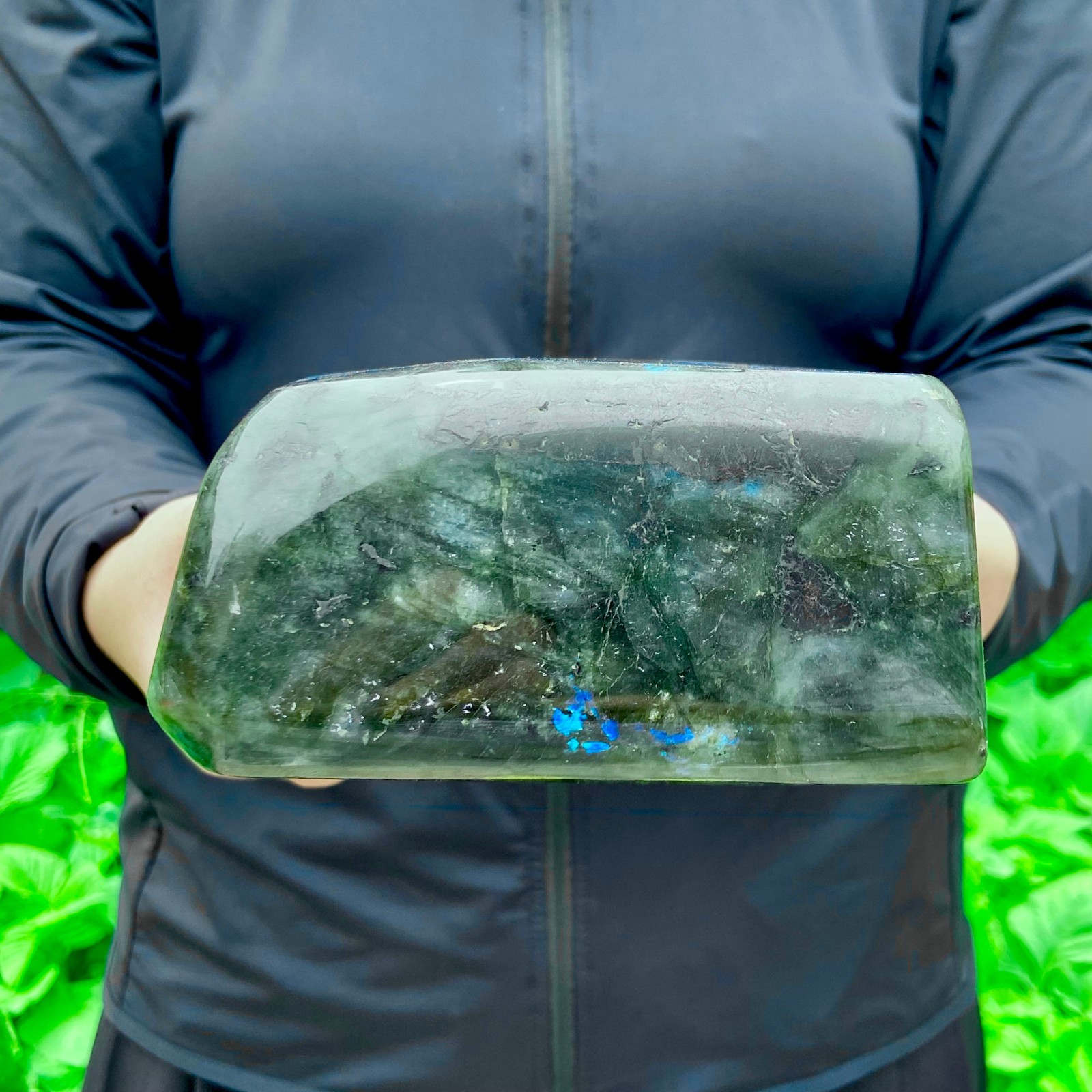 6.2LB Natural Gorgeous Labradorite QuartzCrystal Stone Specimen Healing