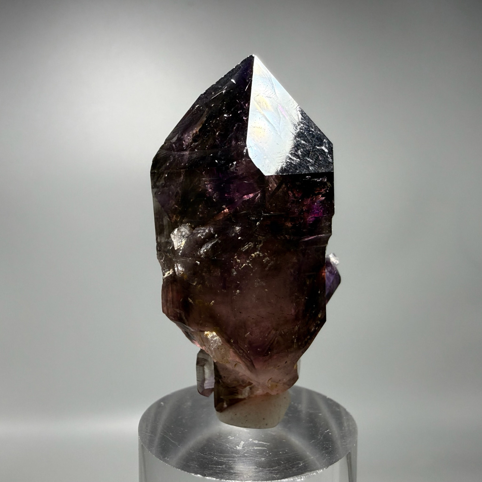 Moving Bubble! RARE Elestial ET Rainbow Grape Jelly Shangaan Amethyst Enhydro