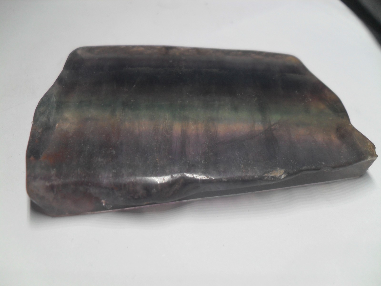 RAINBOW FLOURITE. 7.5cm LONG.