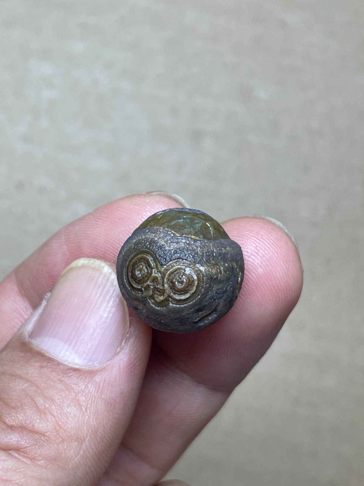 19mm Beautiful Natural agate Gobi agate eye agate cute collection