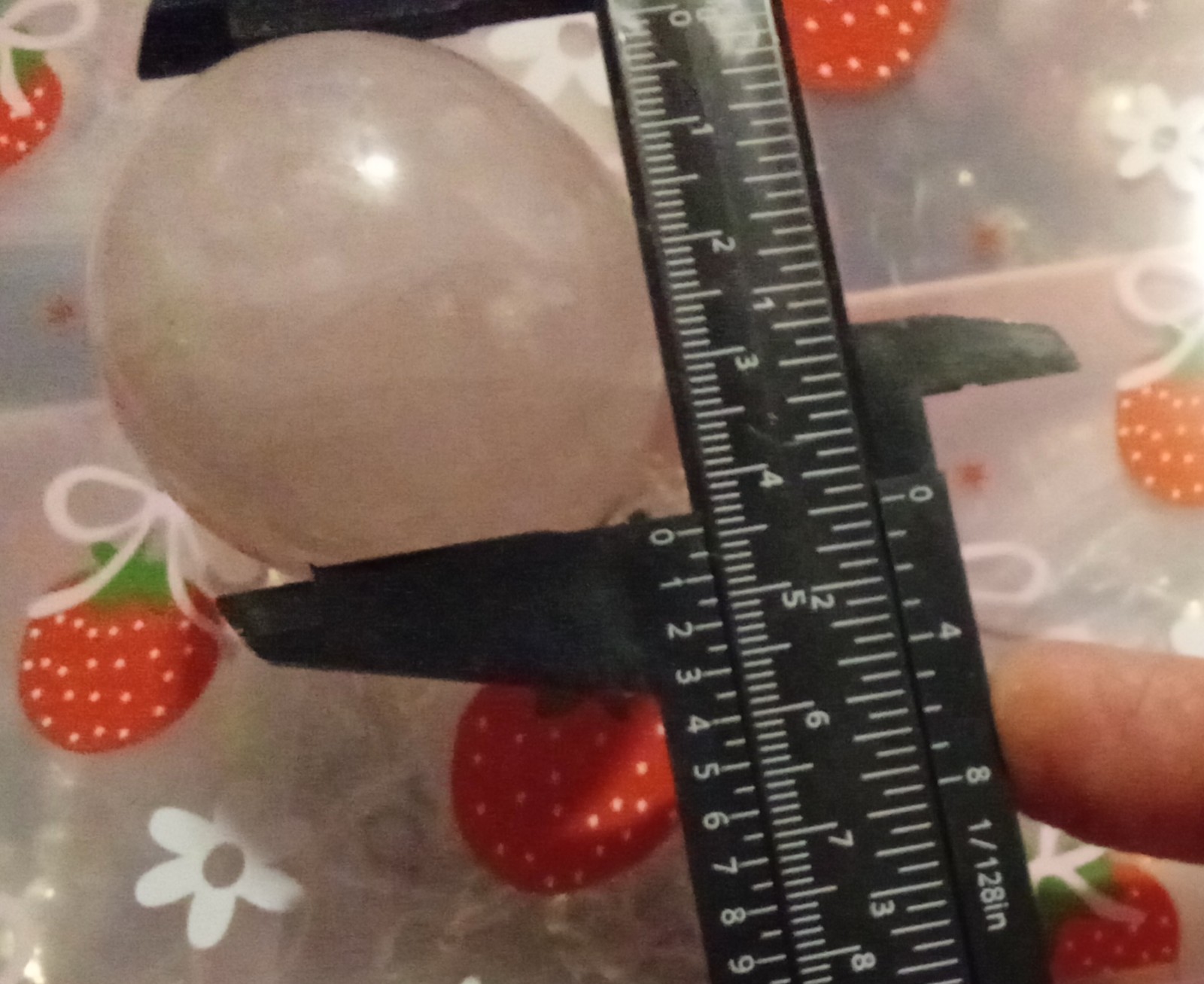 4 cm 2 1/2 Inches Rose Quartz Sphere with stand