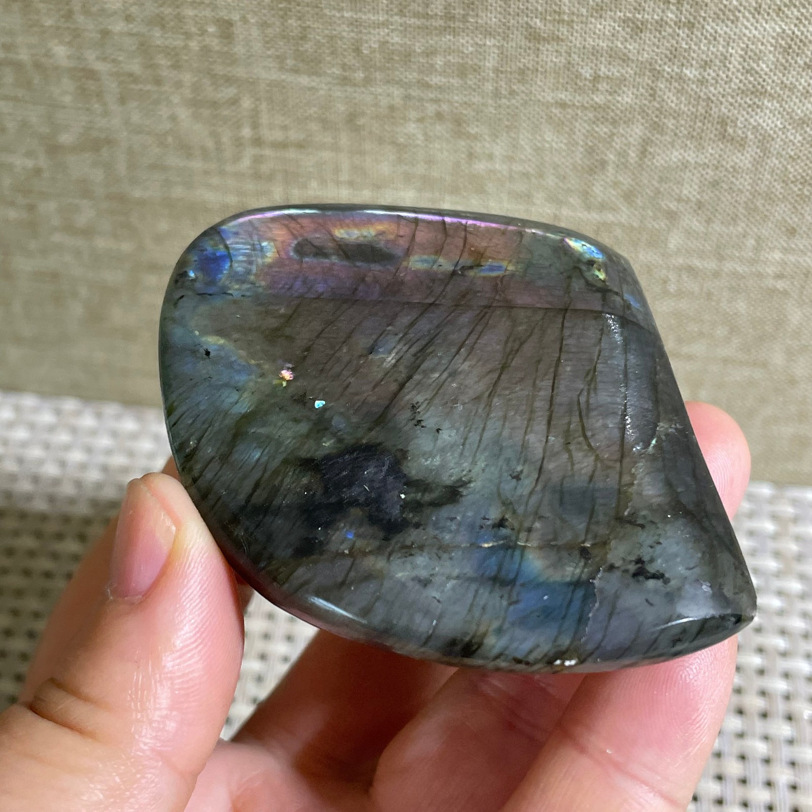 Natural Labradorite Crystal gemstone rough original Specimen 137g