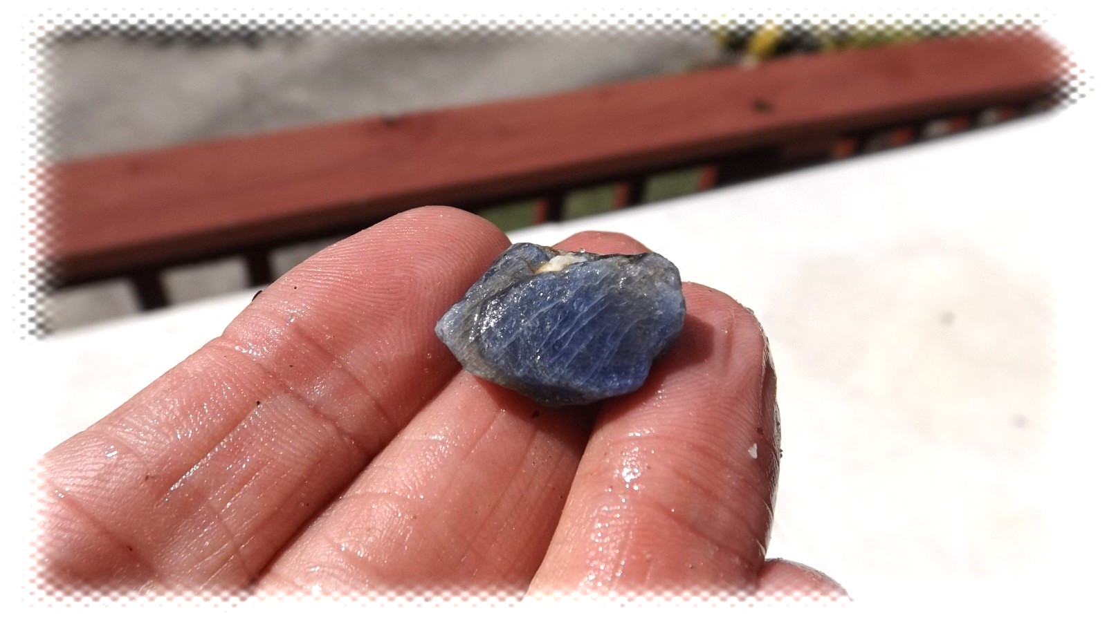 1/2LB Blue Sapphire Natural Rough Chrystal Gemstone Specimens