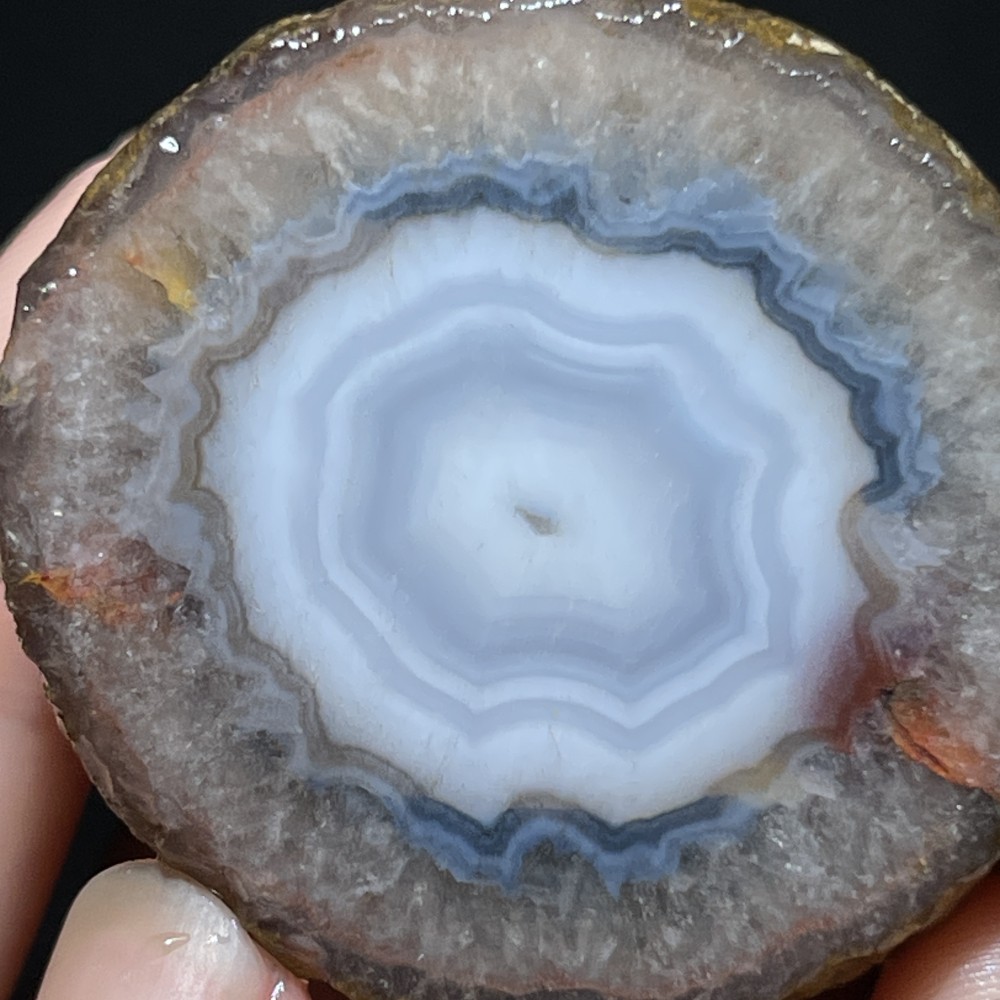 Unique Rough Agate crystal geode Achat Nodule Chinese Agate Xuanhua 51g D742