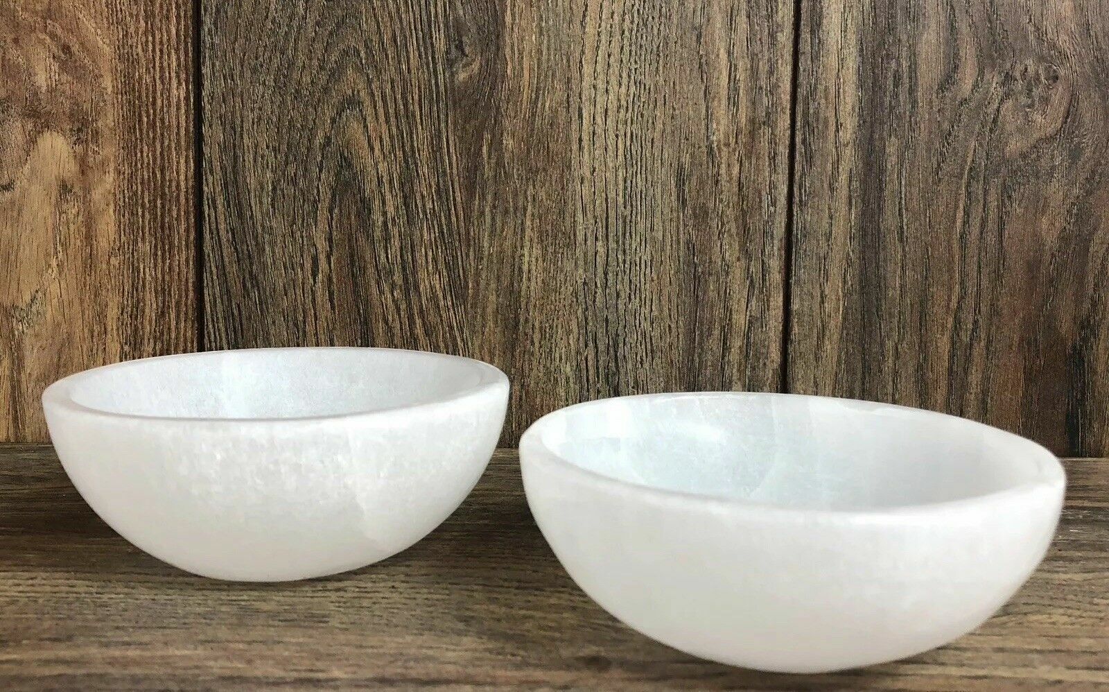 XL 6″ Selenite “Charging” Bowl White Crystal Stone Reiki CHARGE Healing Cleansin