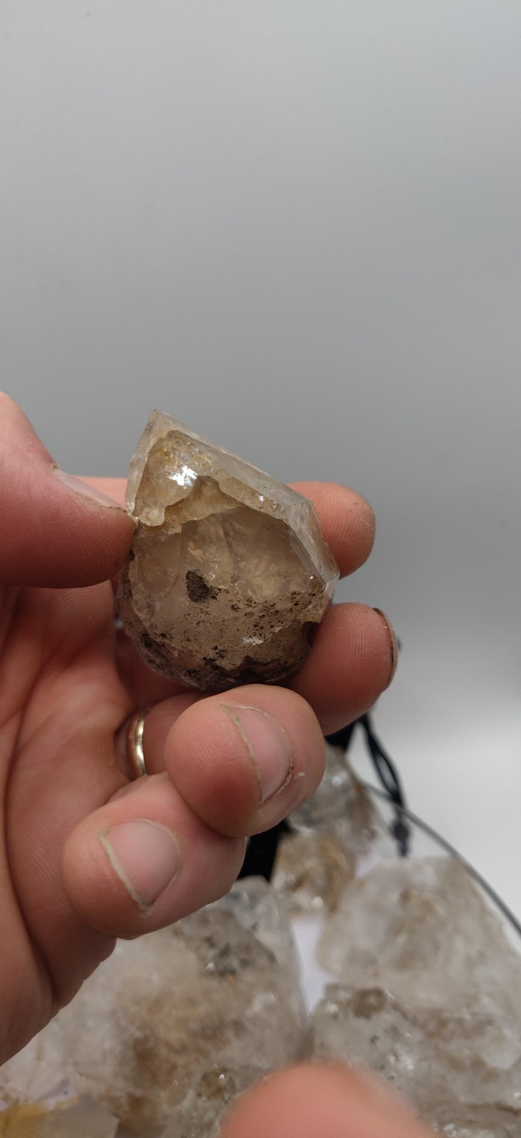 NY Herkimer Diamond *PREMIUM!* 1LB pieces/chunks- Rough, but all big and clear!