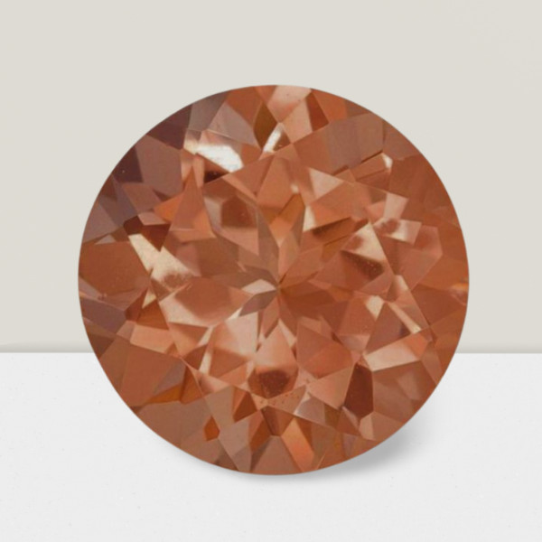 Morganite Round Cut Gemstone 3.50 Cts – 10 mm AAA+ Loose Gem