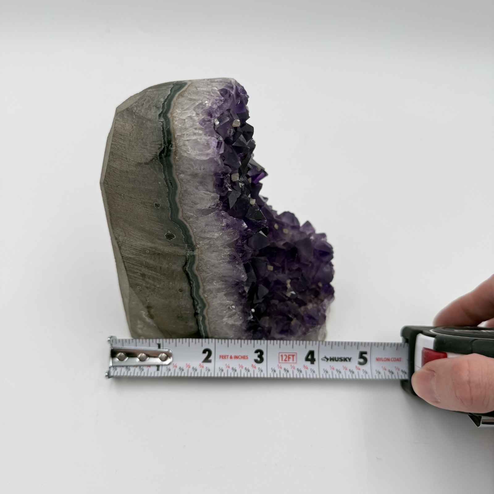Amethyst Druse Capstone Extra Grade Uruguay Purple Quartz Crystal Cluster 2lb 12