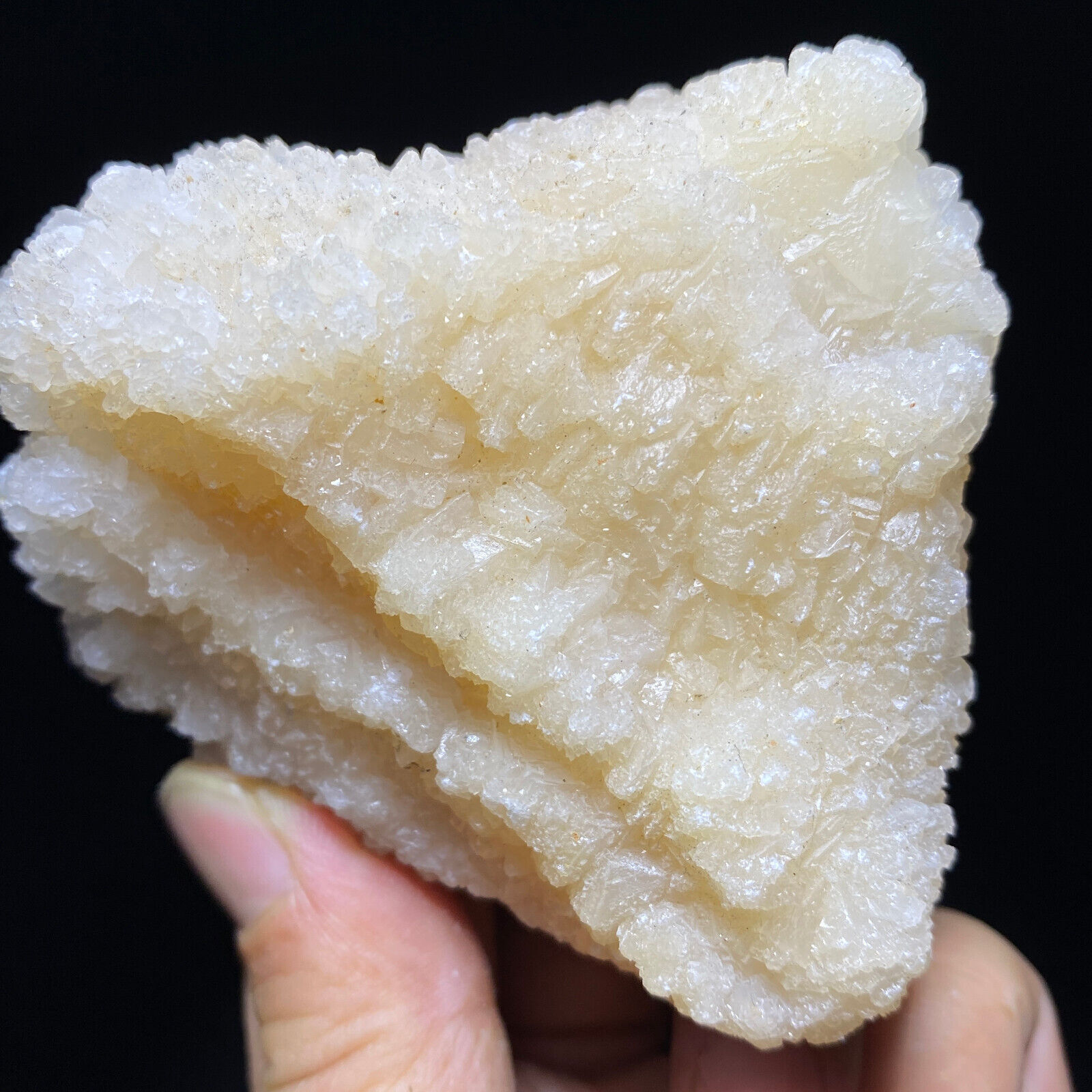 200g Beautiful Natural Yellow Triangle Calcite Crystal Cluster Mineral Specimen