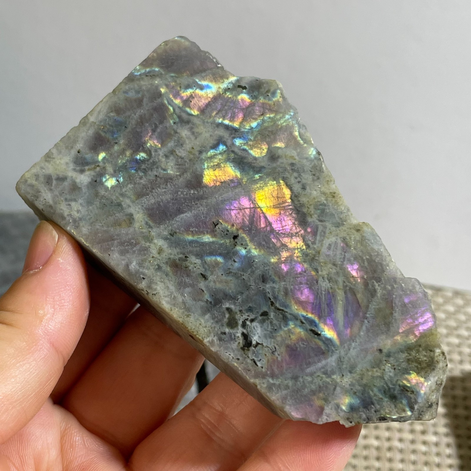 Natural Labradorite Crystal gemstone rough original Specimen 155g