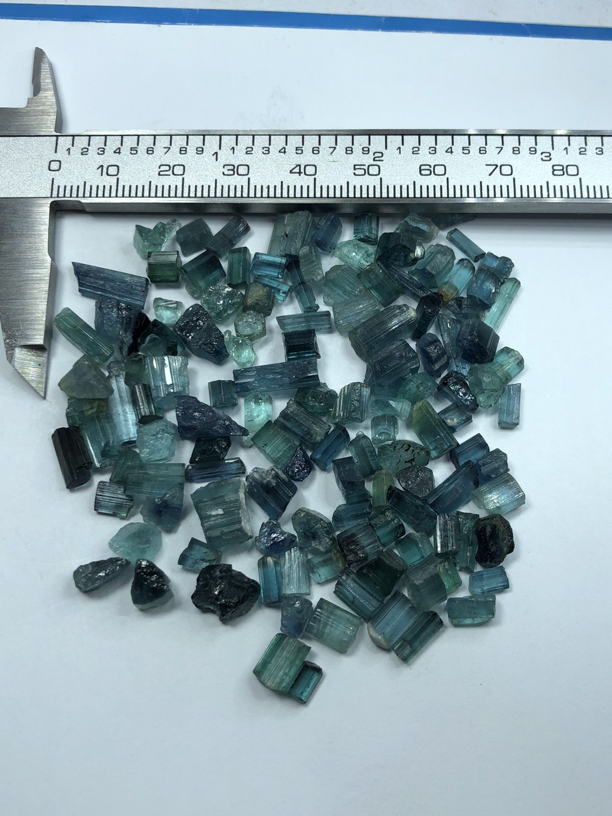 118 Carat Natural Indicolite Color ￼rough Tourmaline From Afghanistan