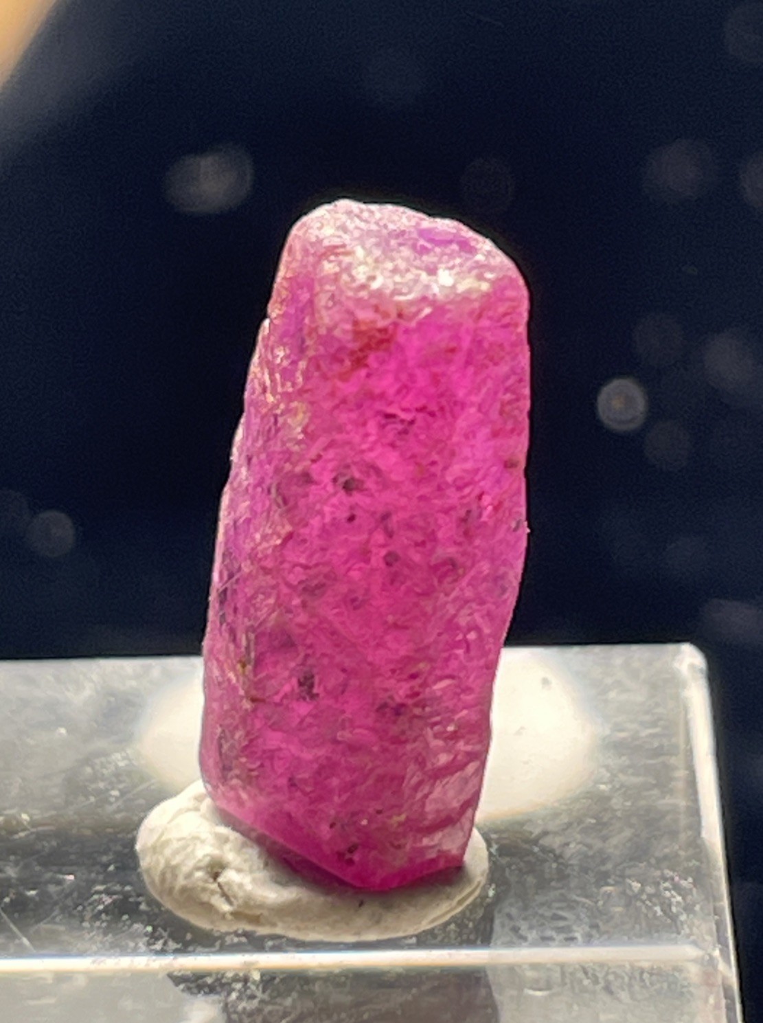 GORGEOUS GEMMY RUBY CRYSTAL THUMBNAIL MANTEPUEZ, MOZAMBIQUE