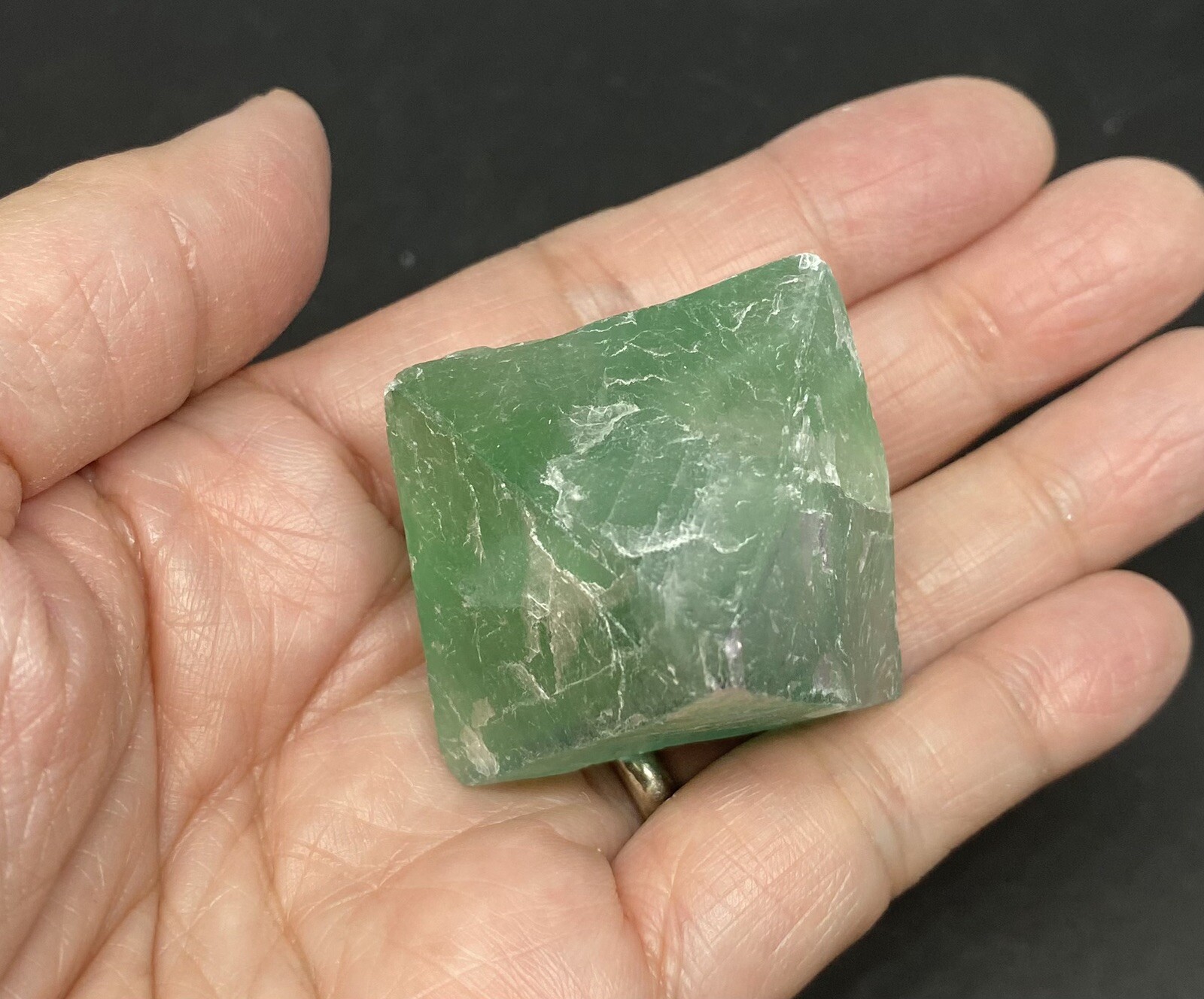 Fluorite Octahedron Green 67g, Aura, Feng Shui, Crystal Healing