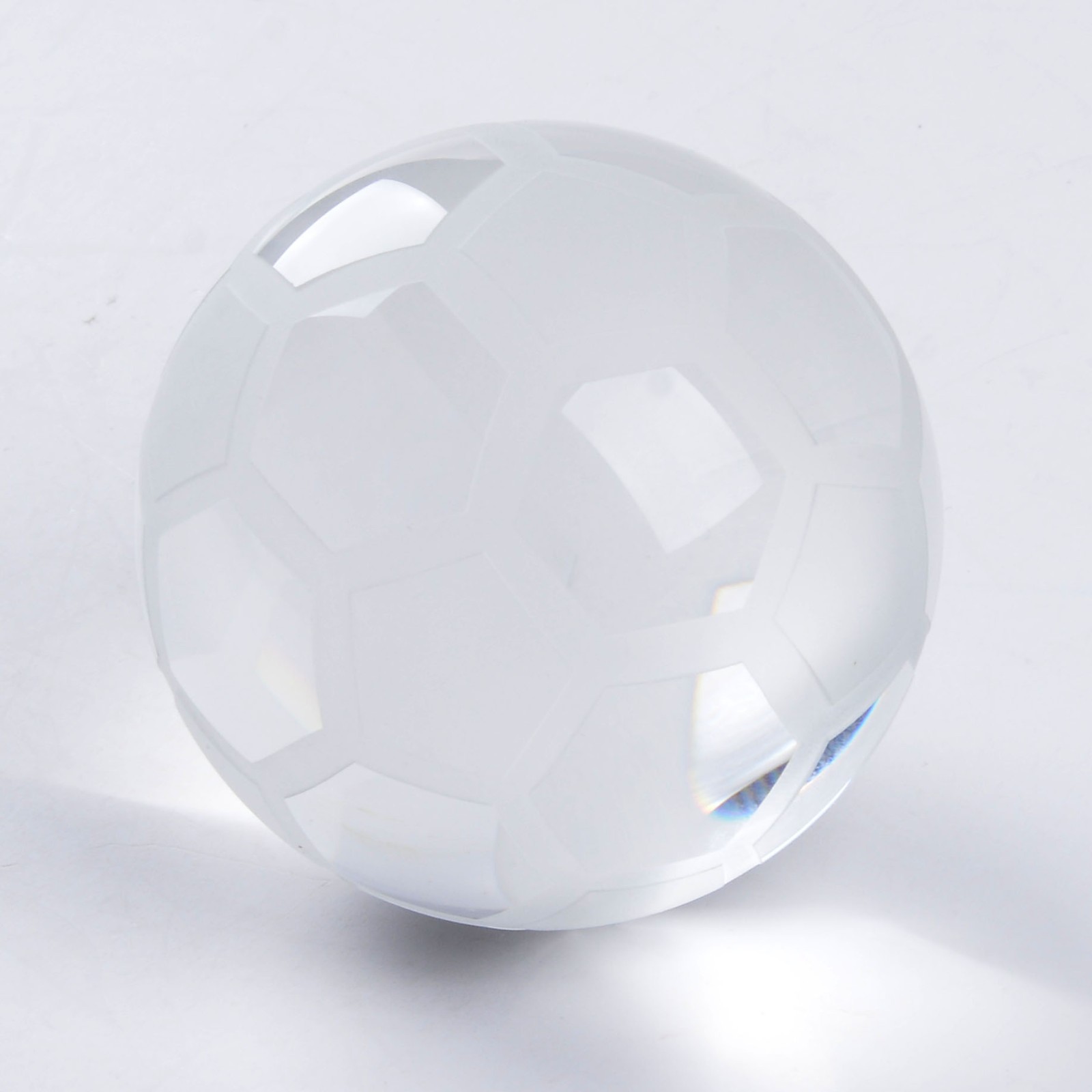 LONGWIN Crystal Glass Soccer Football Ball Sphere ORB 40-80mm Graduation Gift