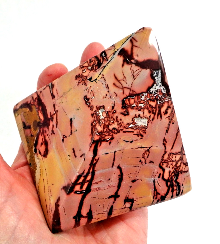 Unusual Mookaite Jasper🧡✨ Crystal Pyramid 🧡 $36 🧡✨432.7 grams