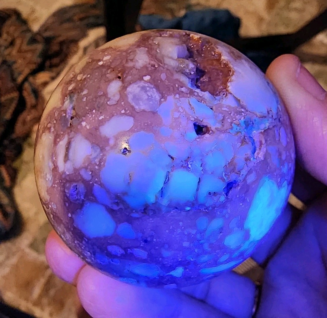Natural Polished Kunzite Decorative Sphere 2.25″ – USA
