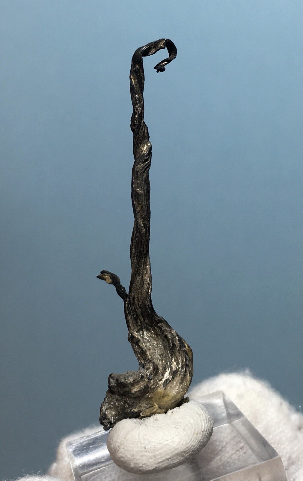 4cm Length Pure Silver Wires Specimen Mined In Shanxi China 2g