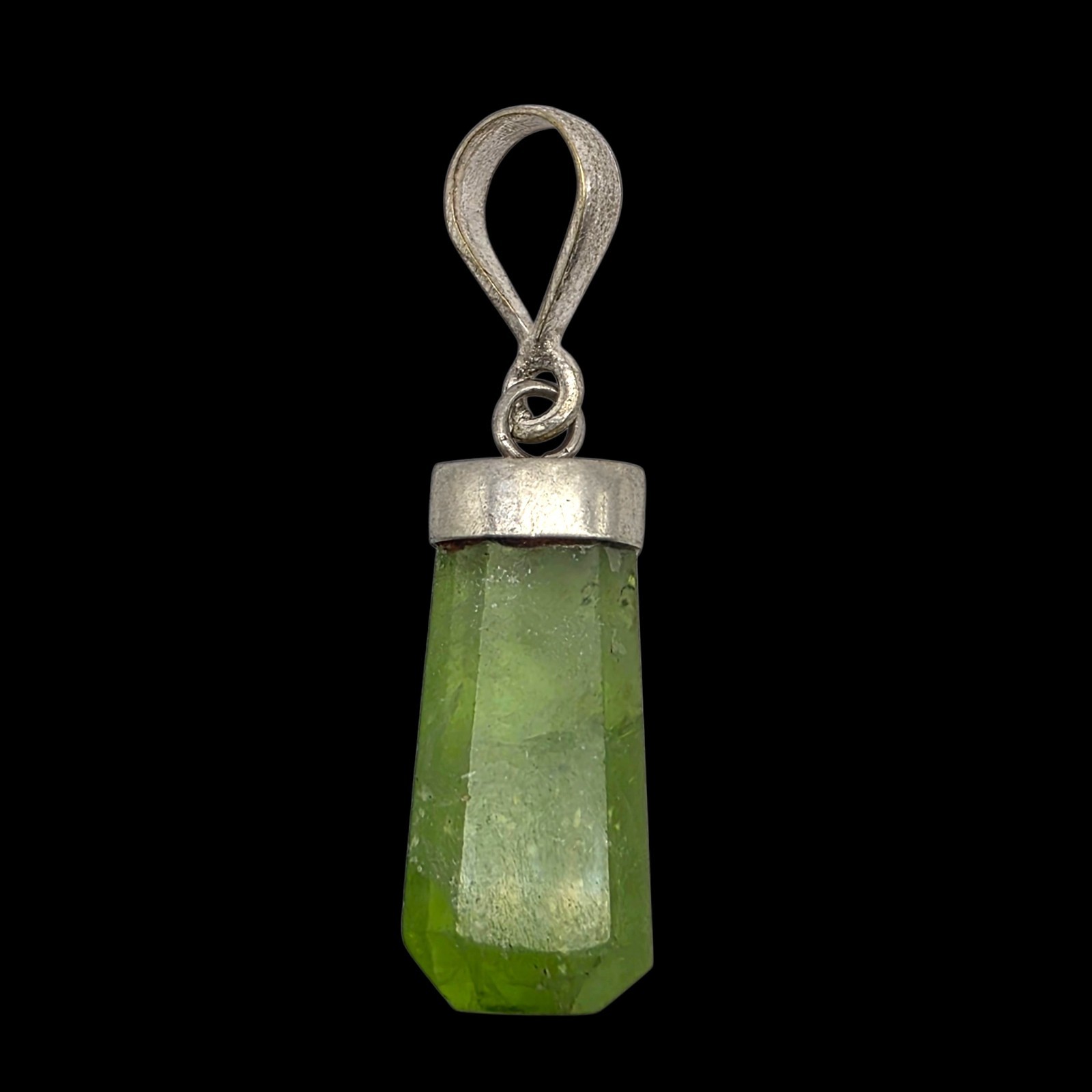 Peridot Crystal Pendant / Peridot Necklace