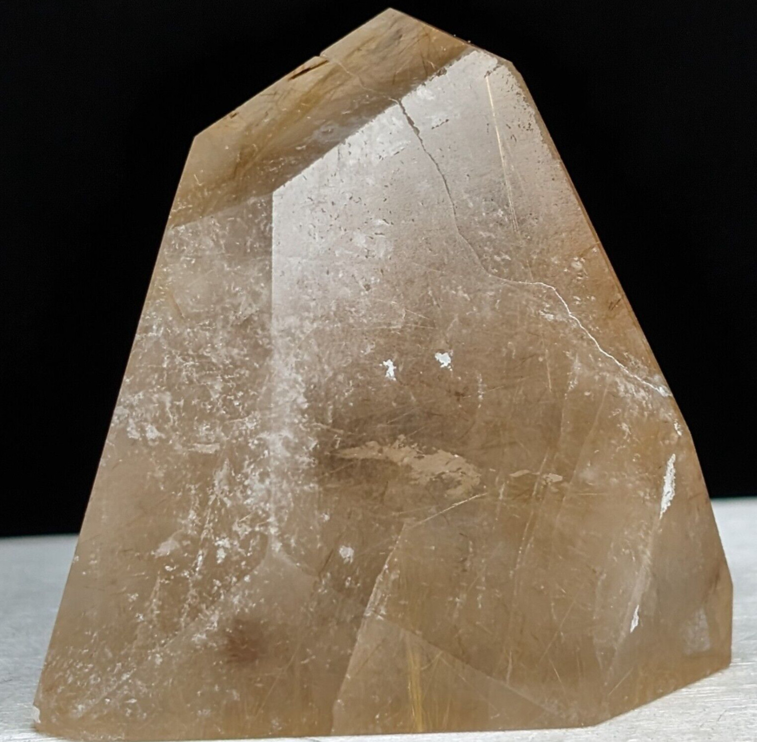Golden Rutile Freeform Rutilated Quartz Crystal Freeform Free Form Gemstone Reik