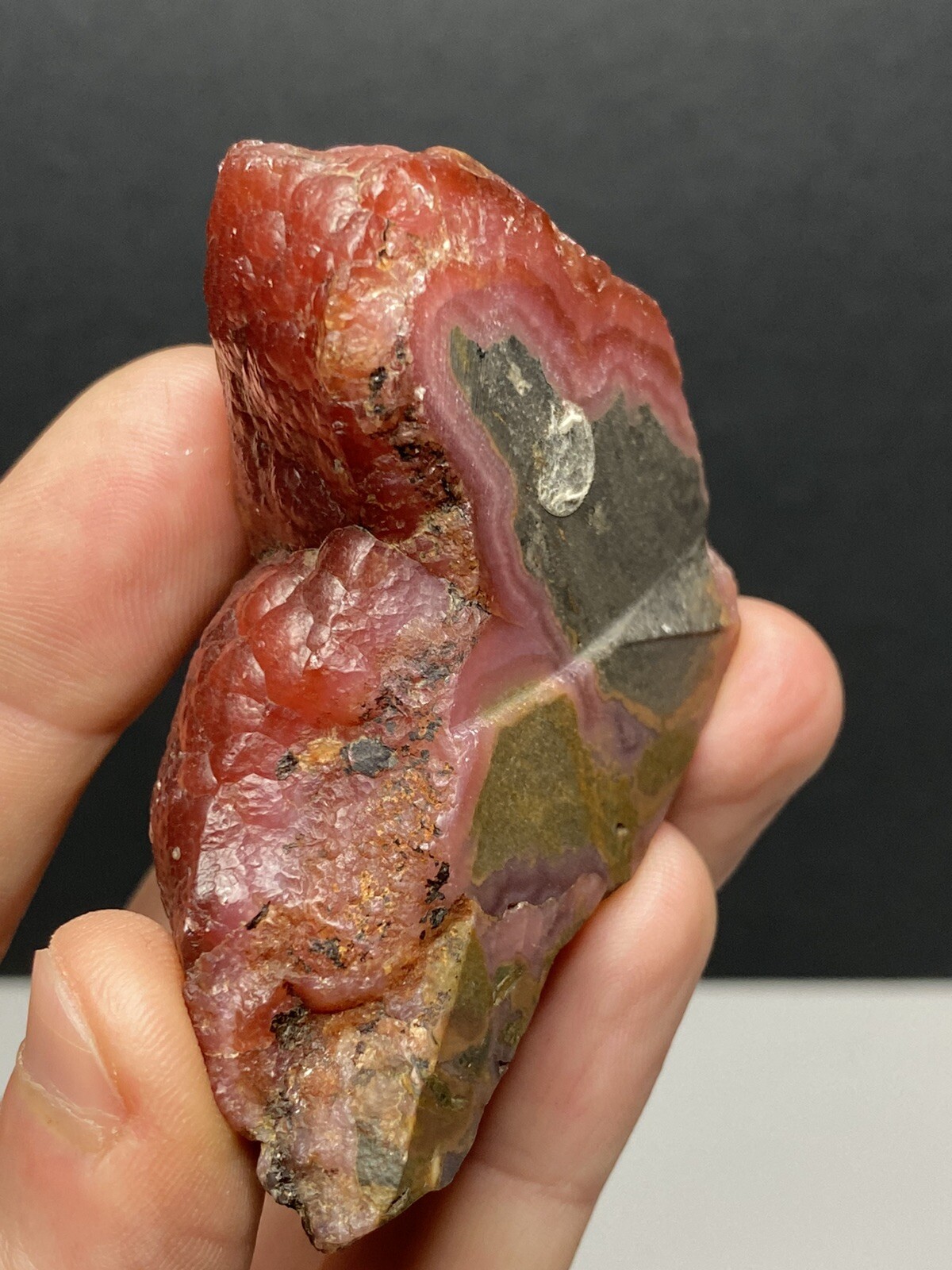 Gorgeous Deep Red Botryoidal Rhodochrosite – Kazakhstan – Rare