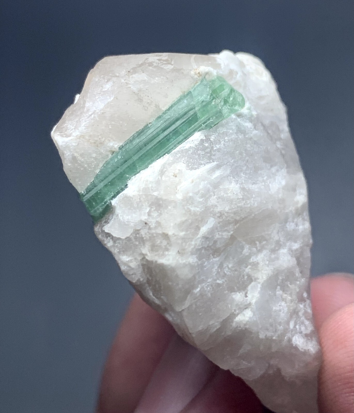 35 Grams Natural Tourmaline With Smoky Quartz Crystal Specimen From Afghanistan